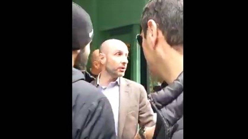 بالفيديو.. طرد فادي جريصاتي وإدي معلوف من أحد المقاهي ‏