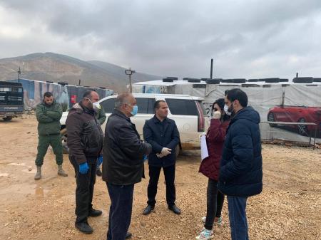 تدريبات تحاكي حصول اصابات بـ"كورونا "في مخيمات النازحين