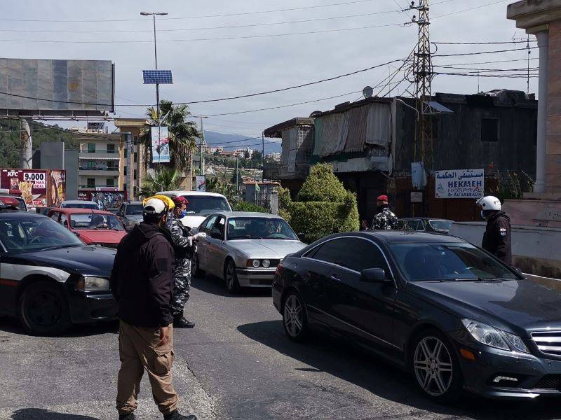 حملة أمنية للإلتزام بوضع الكمامات والقفازات في المناطق