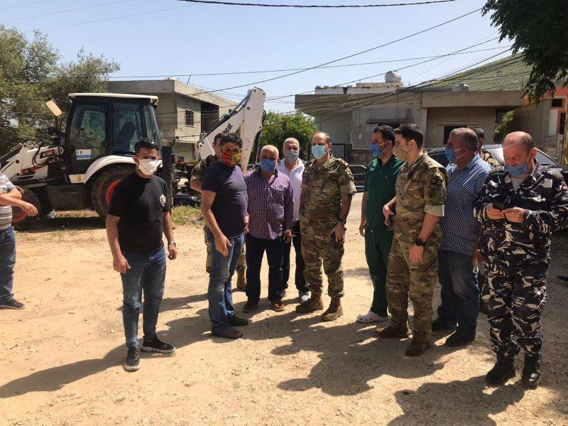 الاسمر يتفقد جديدة القيطع :التزام الاجراءات والوقاية