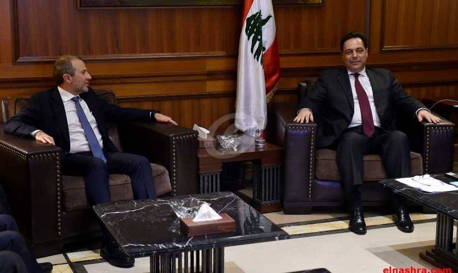ماذا وراء الخلاف بين دياب وباسيل؟