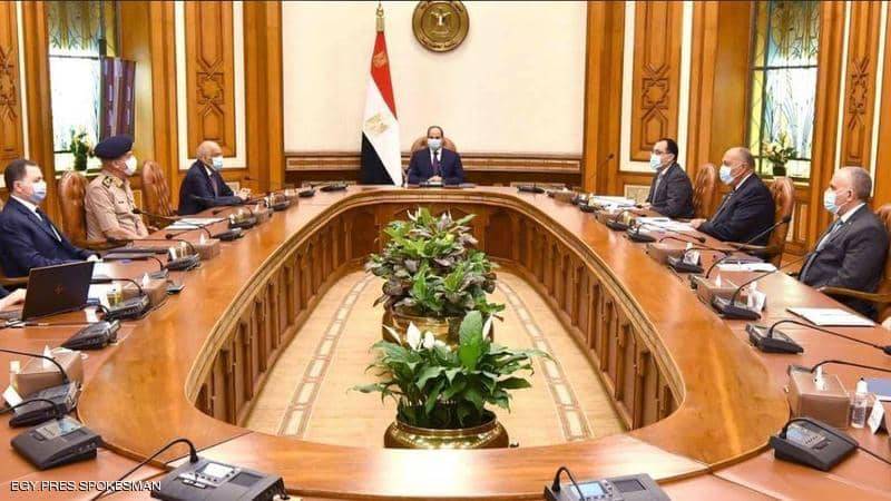 السيسي يجتمع بمجلس الأمن القومي.. ويصدر بياناً بشأن سد النهضة