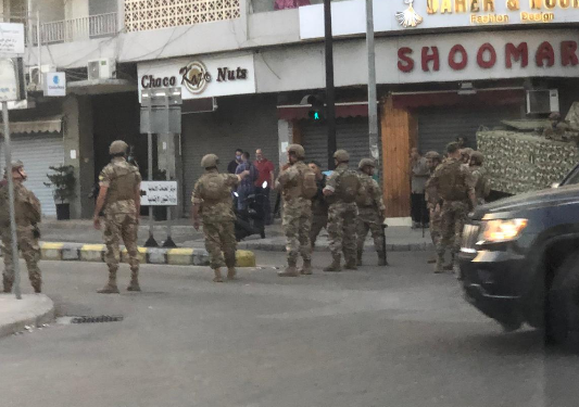 وضع هادئ في عين الرمانة - الشياح