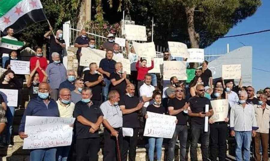 الجولان يتضامن مع السويداء.. 