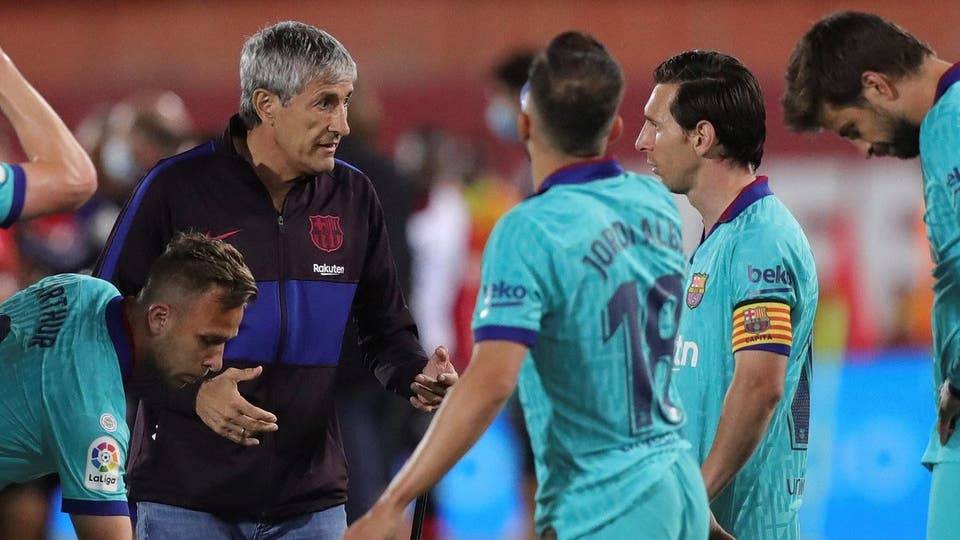 سيتيين: راضٍ عن أداء برشلونة أمام مايوركا