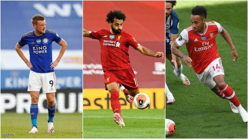 بعد حسم اللقب.. صراع الهدافين يشتعل في إنجلترا وصلاح الأقرب