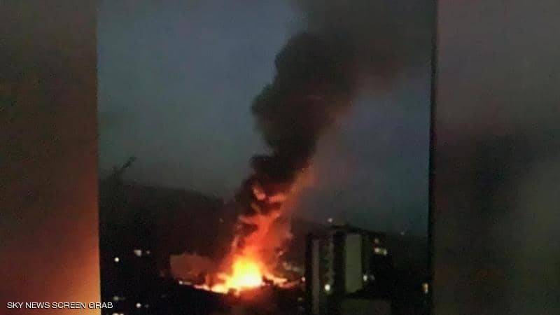 طهران..قتلى بانفجار كبير بمصنع