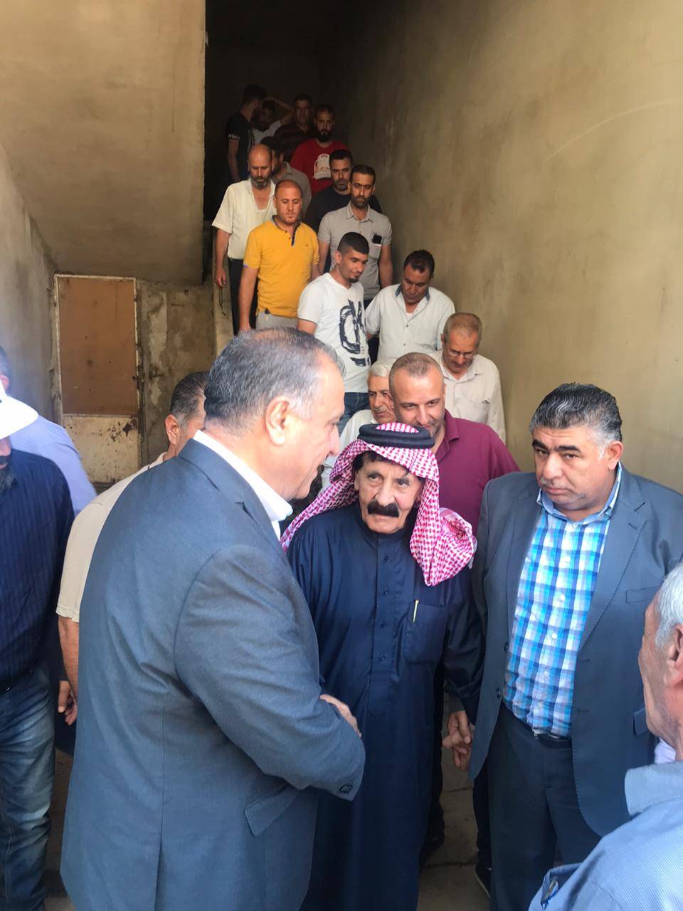سليمان قدم التعازي لآل 