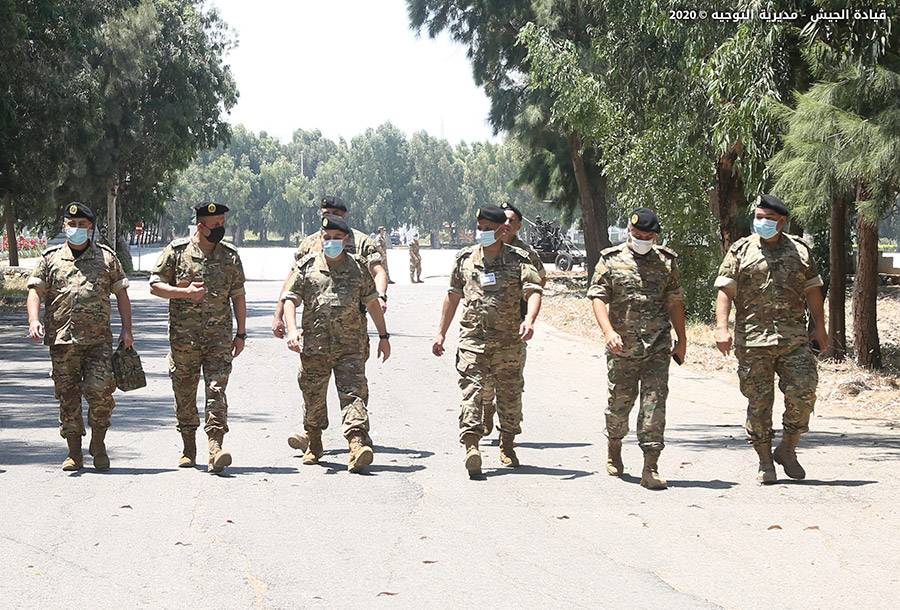رئيس الأركان يتفقّد عدداً من الوحدات المنتشرة في الشمال