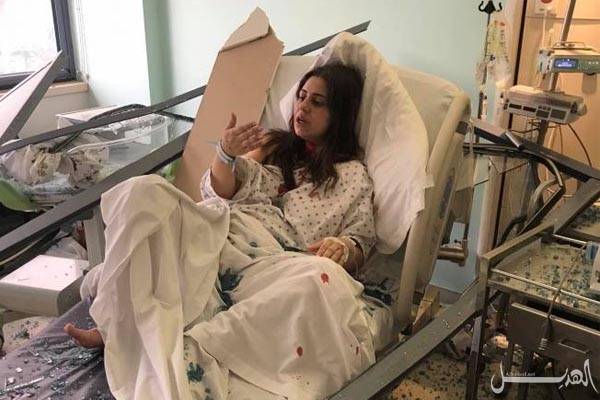وُلد قبل ربع ساعة من الانفجار والفوضى... صورتهما أبكت كثيرين: نجونا بأعجوبة