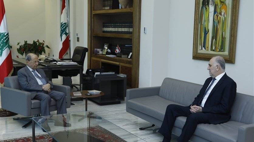 الأوضاع الأمنية بين عون وفهمي