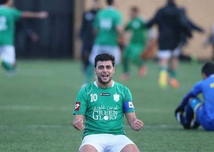 إصابة لاعب كرة القدم اللبناني محمد عطوي برصاصة طائشة في رأسه