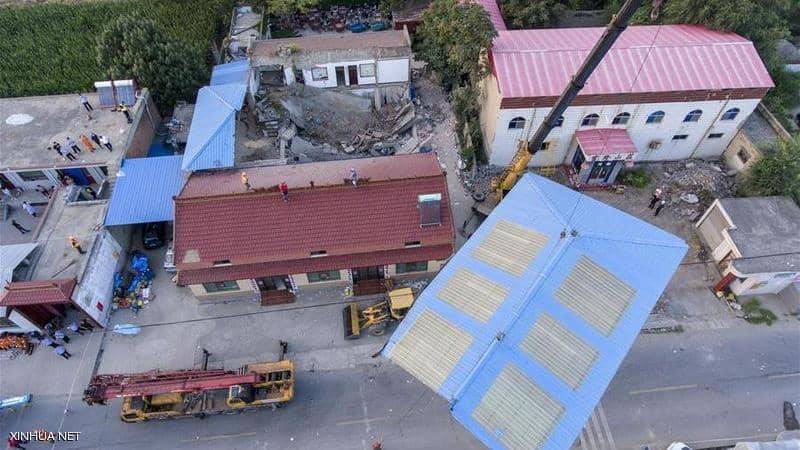 الصين..29 قتيلا بانهيار مطعم في إقليم شانشي