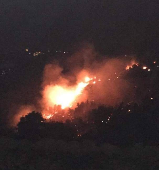 حريق الضنية يخرج عن السيطرة