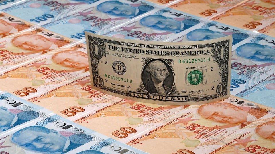 إنخفاض قياسي لليرة التركية دون 7.49 مقابل الدولار