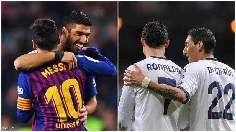 سواريز اللاعب 14 الذي يجاور ميسي ورونالدو..من هم البقية؟