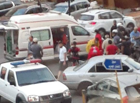 صدم شرطي سير في صيدا