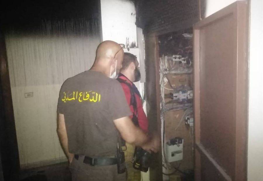 حريق بمبنى في الحدث.. واخلاء 16 شخصا