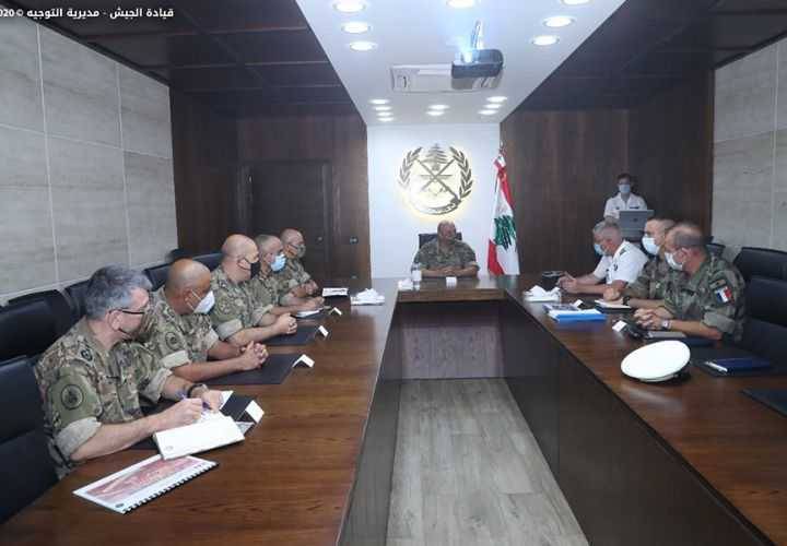 قائد الجيش يطلع من وفد فرنسي على رفع الركام في المرفأ