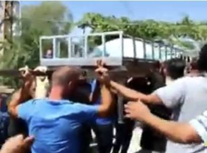 تشييع الطفلتين جنى وفاطمة في حولا