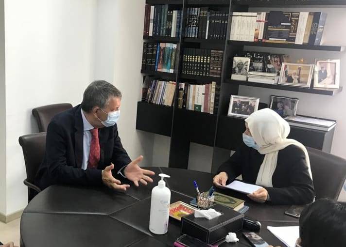 الحريري بحثت مع لازاريني أوضاع الطلاب الفلسطينيين في لبنان