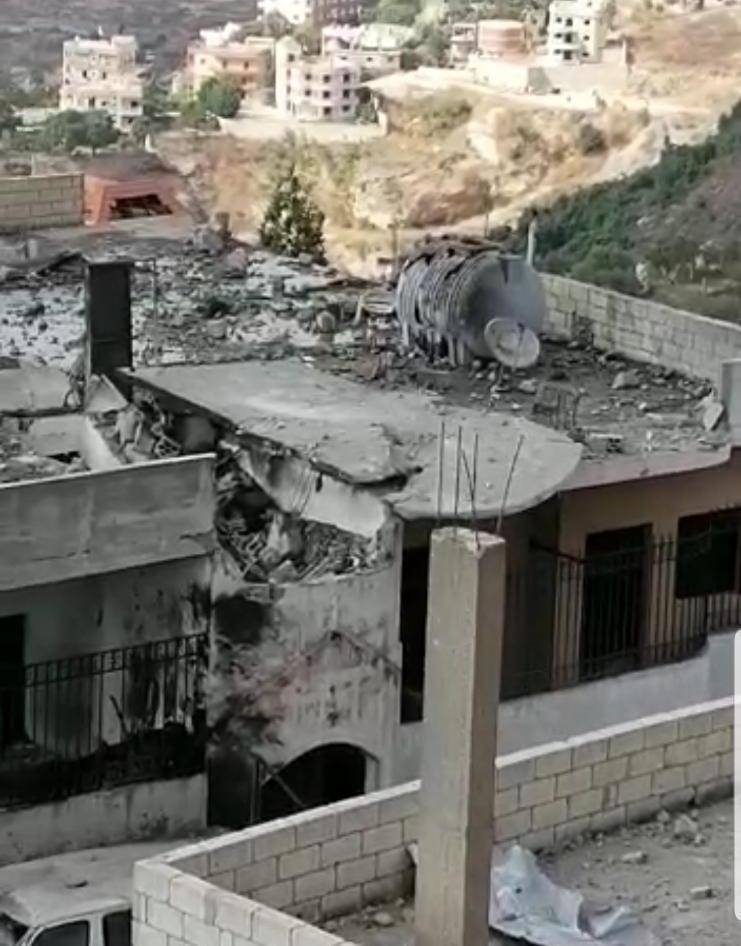 انفجار عين قانا تزامن مع تحليق مكثف لطيران العدو