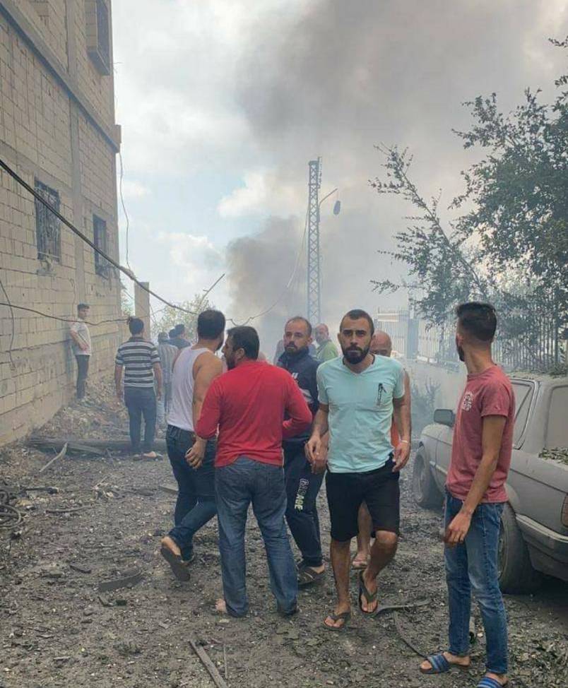 انفجار عين قانا .. مستودع أسلحة لـ
