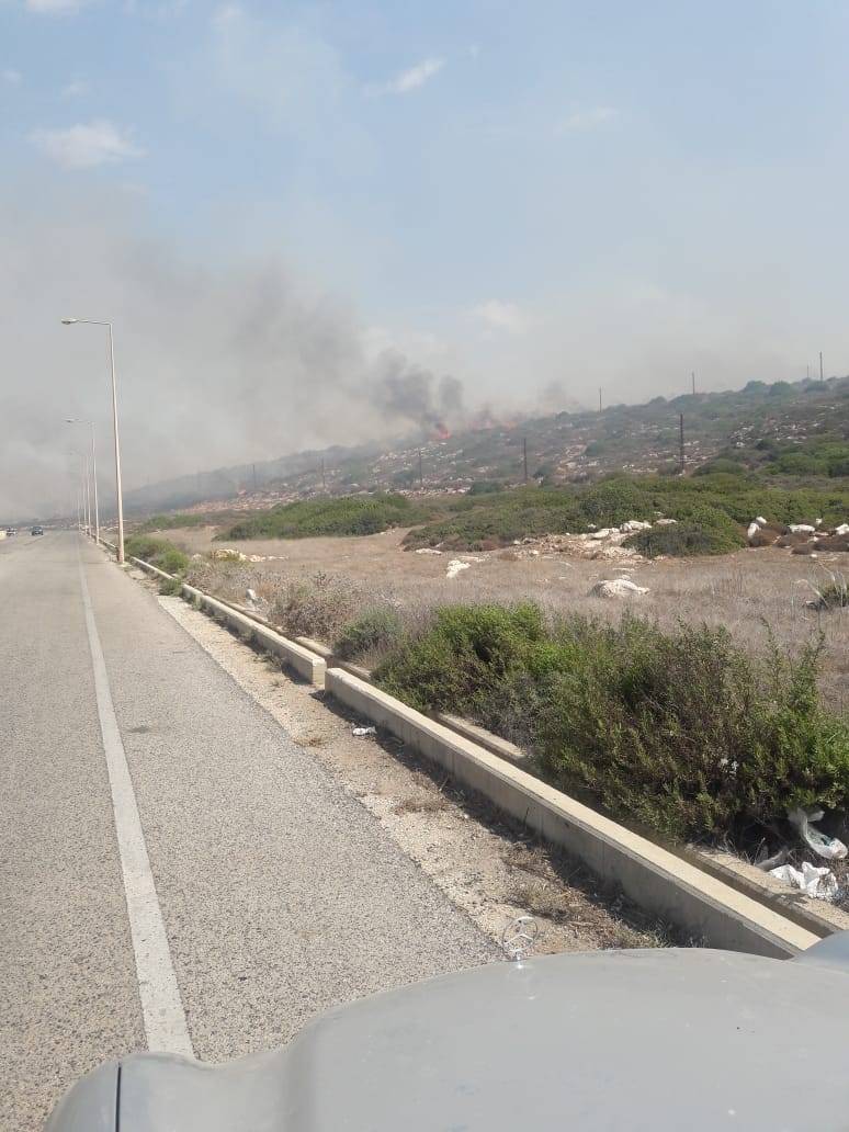 حريقان في احراج البياضة