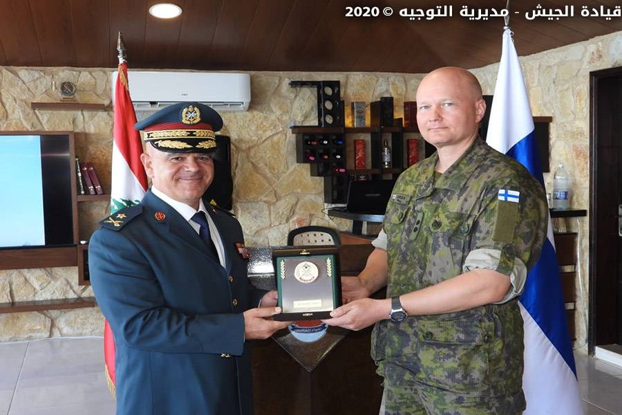 بالصور.. حفل تكريمي للوحدة الفنلندية في محلّة الشواكير ــ صور