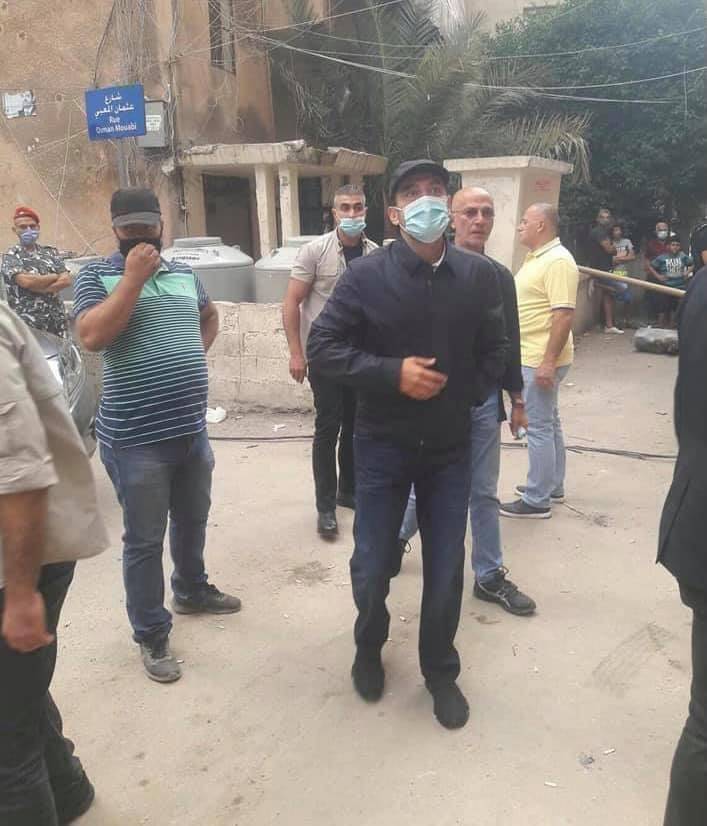 الحريري تفقد موقع انفجار الطريق الجديدة