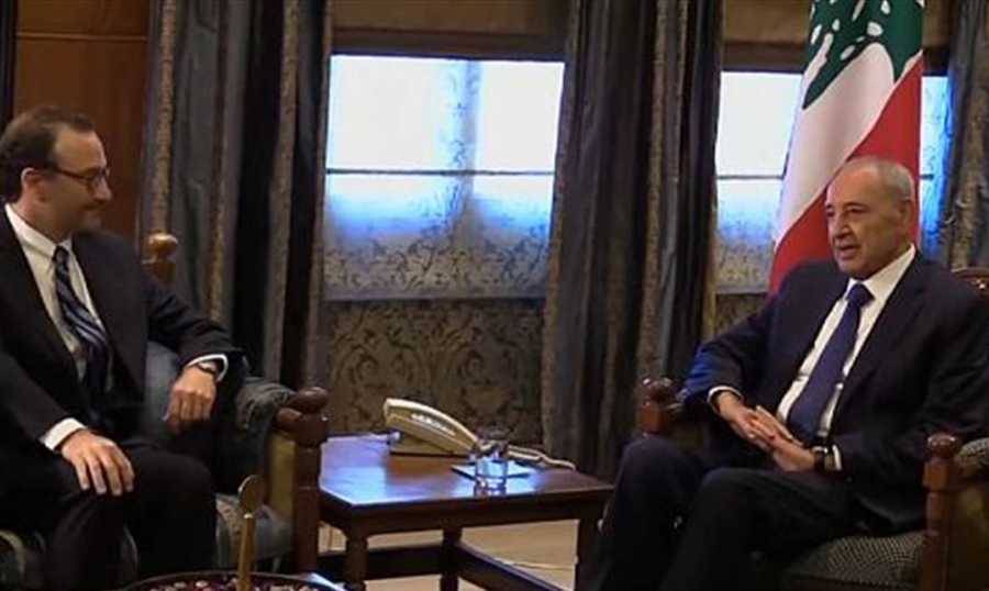 شينكر يلتقي بري.. فجنبلاط