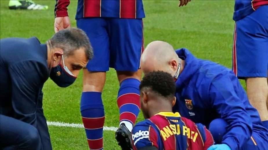 برشلونة يكشف مدة غياب فاتي