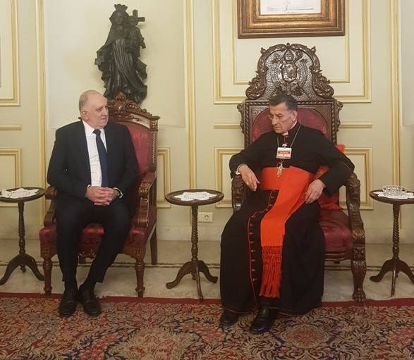 وزير الداخلية من بكركي:قد نُعيد فتح بعض المصالح..والوضع الأمني جيد