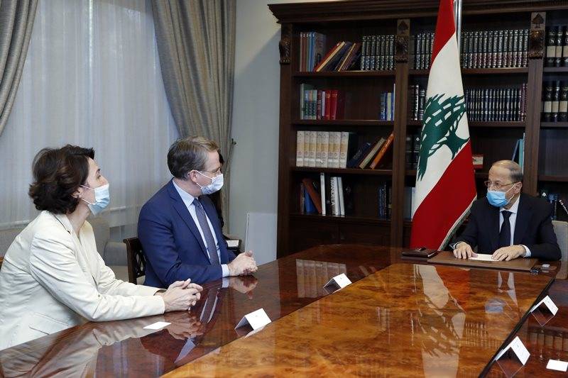 دوريل من بعبدا: للإسراع في تشكيل الحكومة