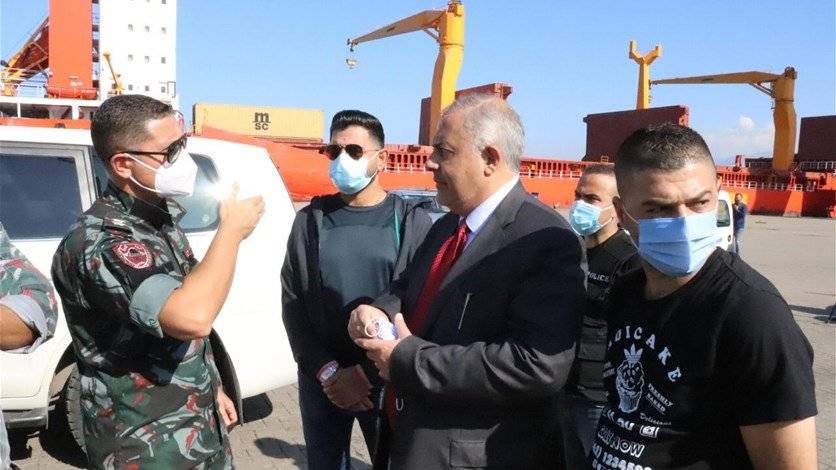 محافظ بيروت يتفقد نقطة تمركز 