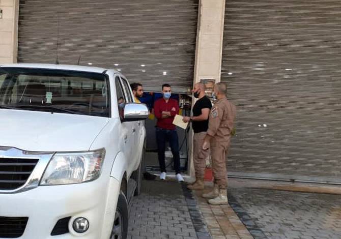 شرطة بلدية صيدا تسطر محاضر بحق محال خرقت