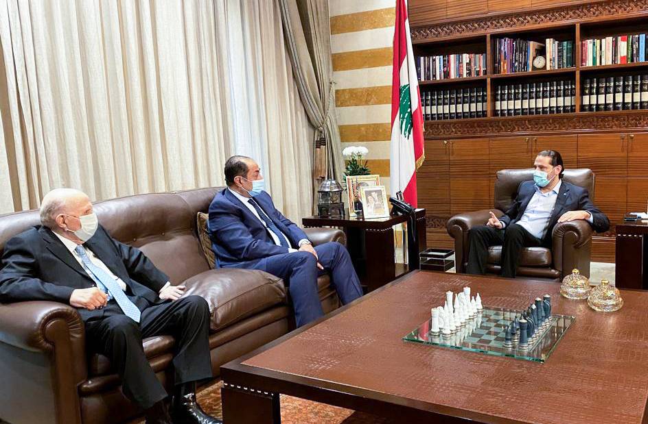 الحريري عرض الأوضاع اللبنانية والعربية مع زكي