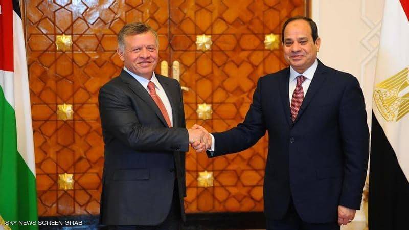 ملفات مُهمة بين السيسي والعاهل الأردني