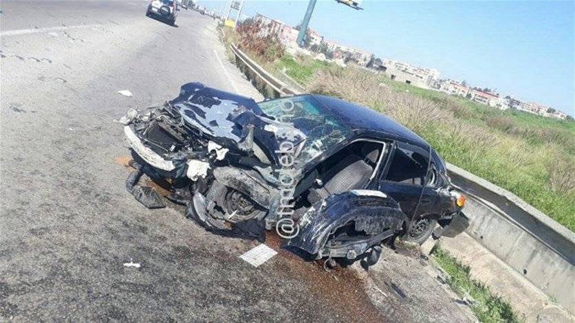 في الجية..قتيل و3 جرحى في حادث سير