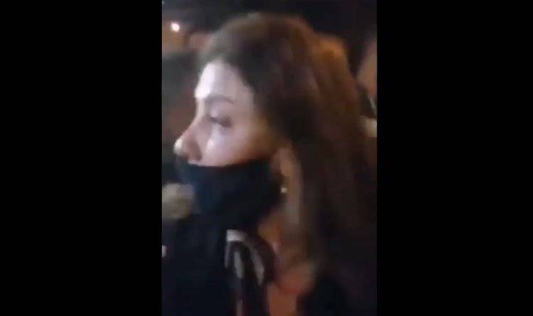 بالفيديو.. ناشطون يطردون بولا يعقوبيان من أمام المحكمة العسكرية