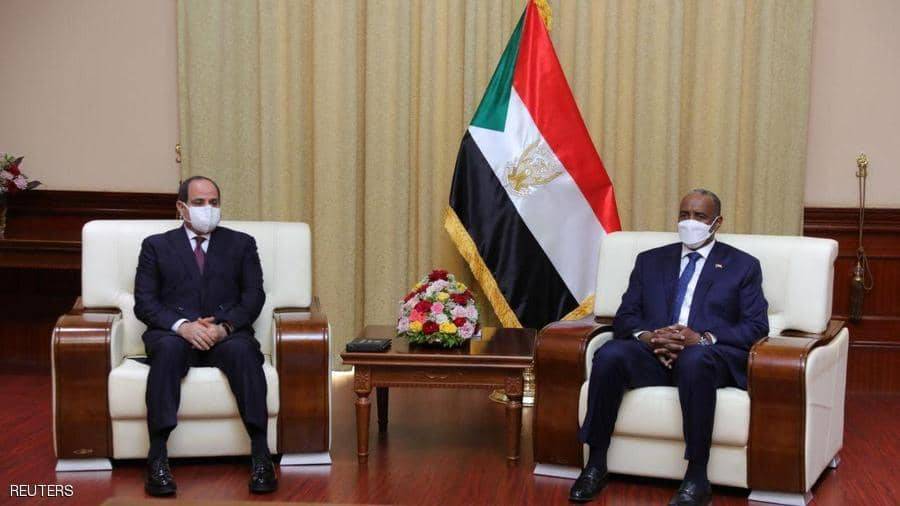 السيسي يزور البرهان: ملف سد النهضة يتطلب أعلى درجات التنسيق
