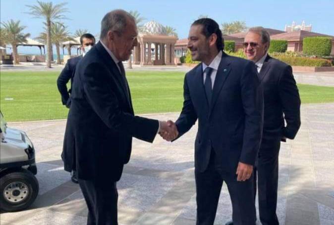 الحريري بحث مع لافروف التطورات في لبنان والمنطقة