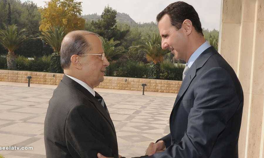 ترسيم الحدود مع سوريا..عون يتصل بالأسد