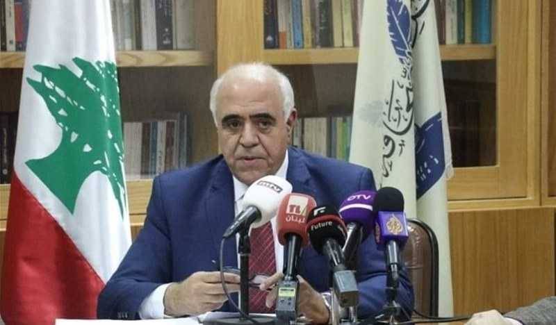 القصيفي يتصل برئيس الاتحاد العمالي مهنئاً