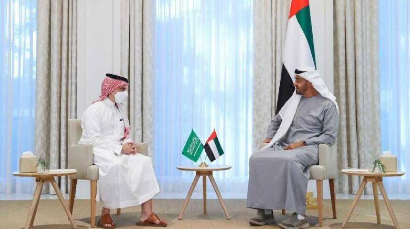 ولي عهد أبوظبي يبحث مع وزير الخارجية السعودي شؤونًا ثنائية وإقليمية