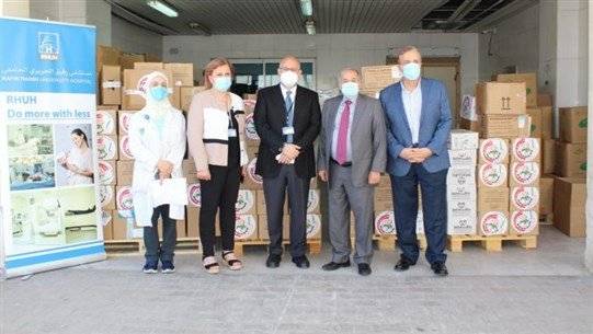 هبة طبية أردنية لـ