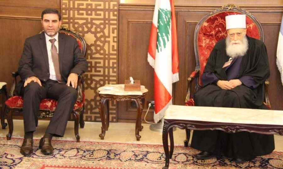 الشيخ حسن استقبل مستشار الحريري
