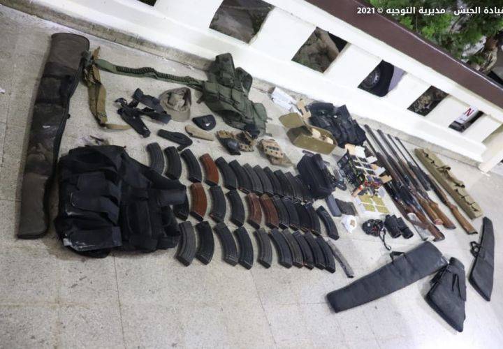 ضبط مصنعين لتصنيع المخدرات وأعتدة وذخائر حربية... وتوقيف 6 أشخاص ‏