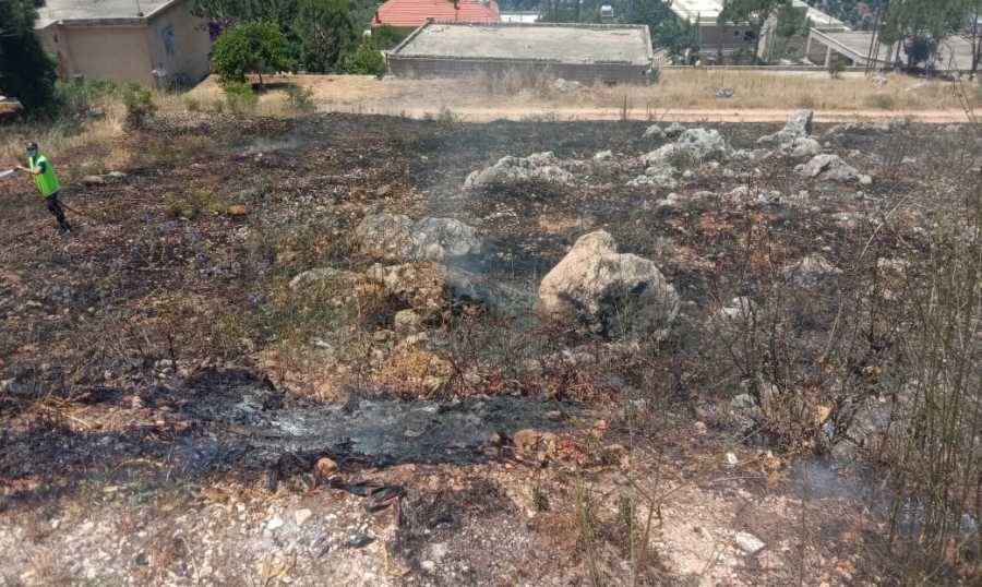 في بلاط مرجعيون.. إخماد حريق أشجار مثمرة