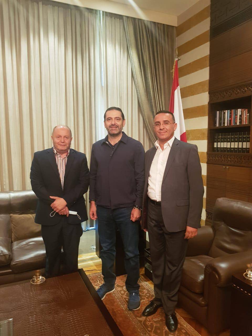 الحريري بحث مع الأسمر وسعيفان في الأوضاع الإقتصادية
